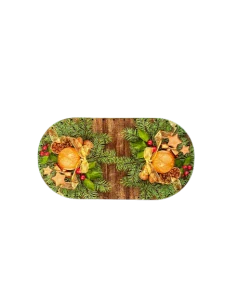 Dno sololit decoupage ovál 30x16cm motív Vianoce