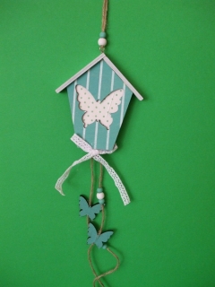 Závesná ozdoba drevená 50 x 11 x 1,5cm