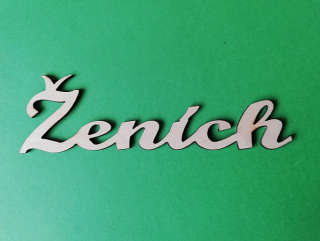 Nápis dekoračný ženích