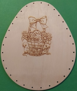 Vajíčko malé 23 x 19 cm Gravírované