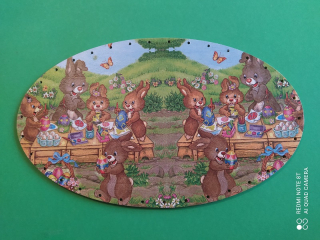 Dno sololit decoupage elipsa 30x18cm