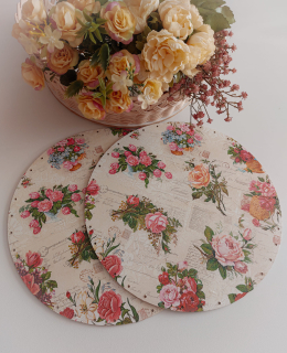 Dno sololit decoupage kruh 30cm