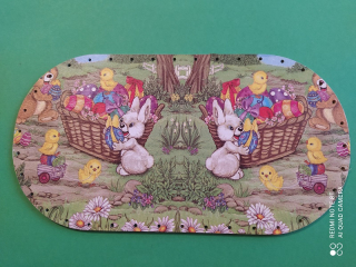 Dno sololit decoupage ovál 30x16cm