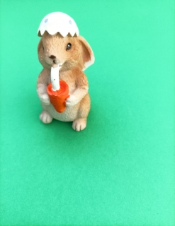 Zajac keramický 4x5x7cm 1