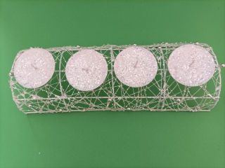 Svietnik na 4 sviečky rozmer-40x15cm