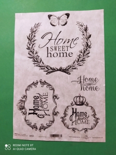Ryžový papier veľkosť A4 Home sweet Home