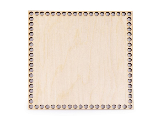 Dno preglejka breza štvorec 16x16cm háčkovanie